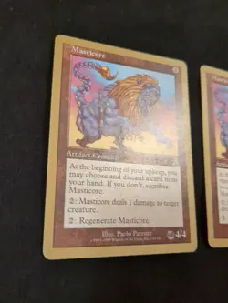 Masticore Urza's Destiny MTG Magic the Gathering 1999 Tournament Edition x2 - Image 5