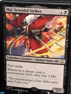 Mai, Scornful Striker MTG TLA R0109 Nonholo NM - Image 1