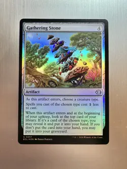 Gathering Stone - 257 - MTG: Lorwyn Eclipsed - Uncommon - FOIL - Image 1