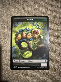 Merfolk Worm Double-Sided Token Lorwyn Eclipsed Regular - Image 1