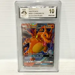 Charizard GX SM211 - Hidden Fates - Graded Pokemon Card - PSA CGA 10 - Image 1
