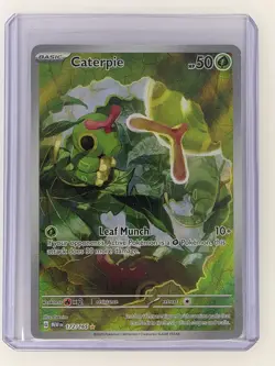 Pokemon 151 Caterpie 172/165 Scarlet & Violet Illustration Rare IR - Image 1