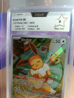 Pokemon Karte Evoli - PCA MINT 9 - SVP 173 ETB Black Star Promo - Deutsch - Image 2