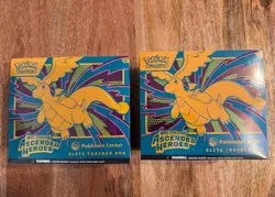 Pokemon Ascended Heroes Pokemon Center Elite Trainer Box (Lot of 2) IN HAND - Image 1