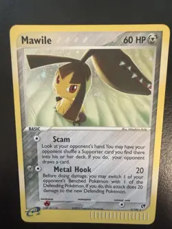 Pokemon TCG 2003 Sandstorm Mawile Holo Card 9/100 LP Condition - Image 1