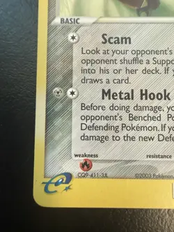 Pokemon TCG 2003 Sandstorm Mawile Holo Card 9/100 LP Condition - Image 3