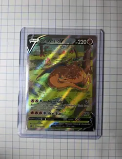 Pokemon TCG Charizard v SWSH Black Star Promos Holo Near Mint - Image 1