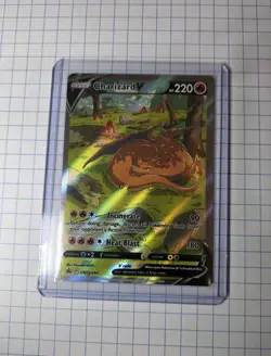 Pokemon TCG Charizard v SWSH Black Star Promos Holo Near Mint - Image 3