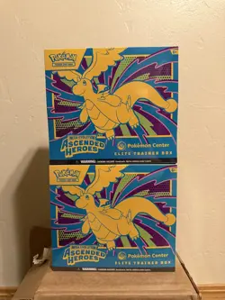Mega Evolution Ascended Heroes Pokemon Center Elite Trainer Box ETB Lot of 2 - Image 1