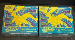 ASCENDED HEROES POKEMON CENTER PC EXCLUSIVE ETB POKEMON TCG SEALED NEW LOT OF 2 - Image 1