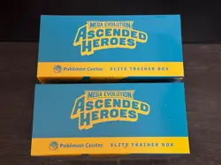 ASCENDED HEROES POKEMON CENTER PC EXCLUSIVE ETB POKEMON TCG SEALED NEW LOT OF 2 - Image 5