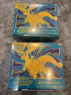 IN HAND! 2X Ascended Heroes Pokemon Center ETB Elite Trainer Box Ships Tomor - Image 1