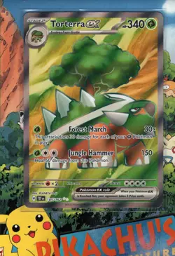 Pokemon TCG Torterra ex - Ultra Rare SV05: Temporal Forces 185/162 Holo NM/M - Image 1