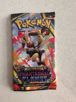 1 Single Pack - POKEMON mega evolution phantasmal flames booster pack - Image 1