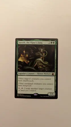 Magic The Gathering MTG Innistrad Midnight Hunt - Saryth, the Viper's Fang - Image 1