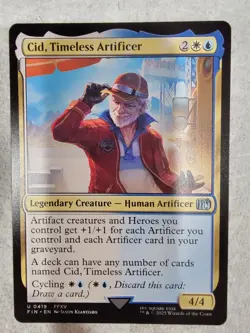 Magic the Gathering: Cid, Timeless Artificer (0419) Final Fantasy Regular - Image 1