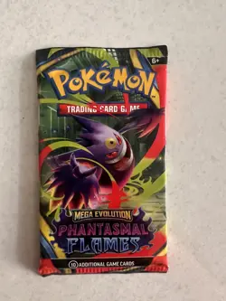 1 Single Pack - POKEMON mega evolution phantasmal flames booster pack - Image 1
