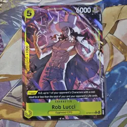 • Rob Lucci • ST29-013 SR Egghead Starter Deck Holo Foil One Piece TCG NM - Image 1