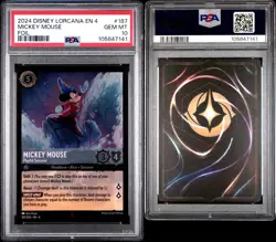 Mickey Mouse Playful Sorcerer Foil - PSA 10 - Disney Lorcana - Image 5