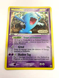 Pokemon Card - Reverse-Holo Wobbuffer 28/92 EX Legend Maker *MP* Rare - Image 1