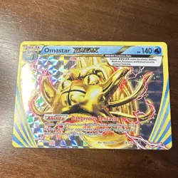 Omastar BREAK Holo Rare 19/124, 2016 Fates Collide Pokemon TCG Card - Image 1
