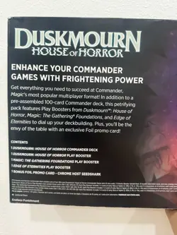 MAGIC MTG DUSKMOURN HOUSE OF HORROR: ENDLESS PUNISHMENT COMMANDER DECK BUNDLE 🔥 - Image 5