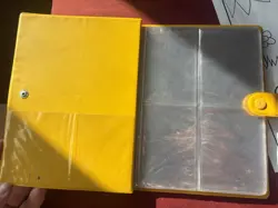 Pokemon 1999 Yellow Bulbasaur 4 Pocket Binder Vintage Rare - Image 2