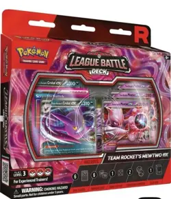 Pokemon TCG Team Rocket's Mewtwo ex League Battle Deck Sealed New PRESALE 12/12 - Image 1