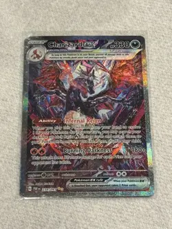 Pokemon Charizard ex 234/091 SV: Paldean Fates Full Art Holo 330 HP Special Rare - Image 1