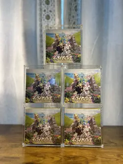 Pokemon TCG Sword & Shield: Eevee Heroes Expansion Set (30 Packs, Japanese... - Image 1