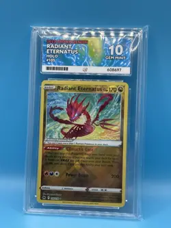 ACE 10 Radiant Eternatus 105/159 2023 Crown Zenith Pokemon TCG (NOT PSA) - Image 1