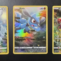 Pokemon TCG - Galarian Gallery Lot (3) - Swablu, Riolu, Paras - Ultra Rare - NM - Image 3
