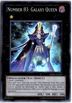 Number 83: Galaxy Queen Unlimited Super Rare PHSW PHSW-EN039 LP - Image 1