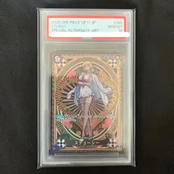 PSA 10 Stussy SR OP07-085 SP Parallel A Fist of Divine Speed ONE PIECE Japan - Image 1
