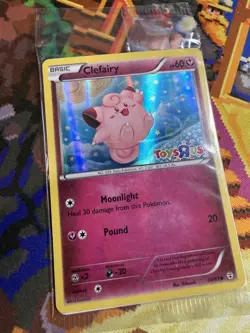 Pokemon TCG Generations Clefairy Holo Card 50/83, Toys R US, Sealed Promo - Image 2