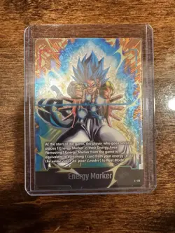 Bandai Dragon Ball Super Card Game Gogeta Energy Marker Card E-126 - Image 1