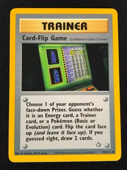 Pokemon Card-Flip Game 92/111 Common (NM) - Image 1