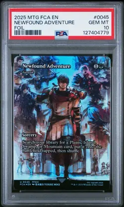 2025 Newfound Adventure - Farseek MTG FINAL FANTASY Foil #0045 PSA 10 - Image 1