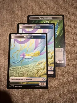 Shapeshifter Merfolk Double-Sided Token Lorwyn Eclipsed Regular - Image 1