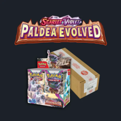 Pokemon TCG Paldea Evolved Booster Box Case of 6 Factory Sealed New - Image 1