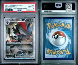 N’s Zoroark ex SIR #185/159 PSA 10 Scarlet & Violet JTG Pokemon 2025 - Image 3