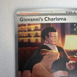 Giovanni’s Charisma 204/165 Illustration Rare – SV 151 Pokemon English - Image 4