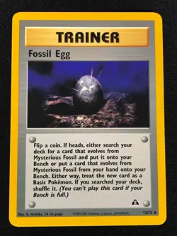 Pokemon Fossil Egg 72/75 Common (NM) - Image 1