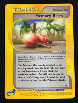 Pokemon Memory Berry 128/147 Common (LP) - Image 1
