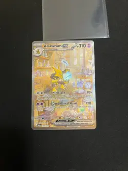 Pokemon Alakazam EX 201/165 Scarlet & Violet 151 NM - Image 1