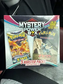 Pokemon TCG Mystery Power Box – 5 Packs – Factory Sealed–Possible Vintage Packs - Image 1