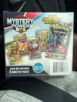 Pokemon TCG Mystery Power Box – 5 Packs – Factory Sealed–Possible Vintage Packs - Image 2
