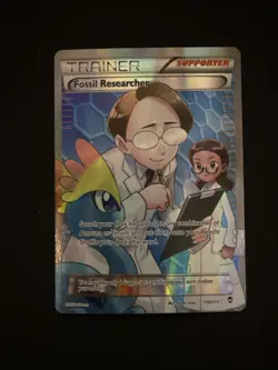 Fossil Researcher 110/111 XY Furious Fists Holo Full Art LP Pokemon TCG - Image 1