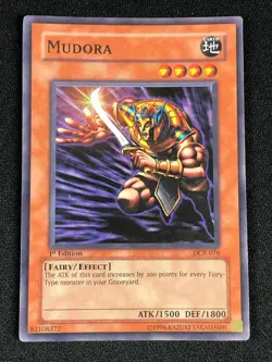 YUGIOH MUDORA DCR-076 1ST SUPER LIGHT PLAY - Image 1