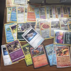 Over 1000 Pokemon Card Bulk Lot. 151 Surging Sparks Fusion Strike Pikachu + 🔥 - Image 2